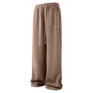 BJHG不计后果卫裤子男款冬季2025新款麂皮绒运动直筒休闲裤长裤女