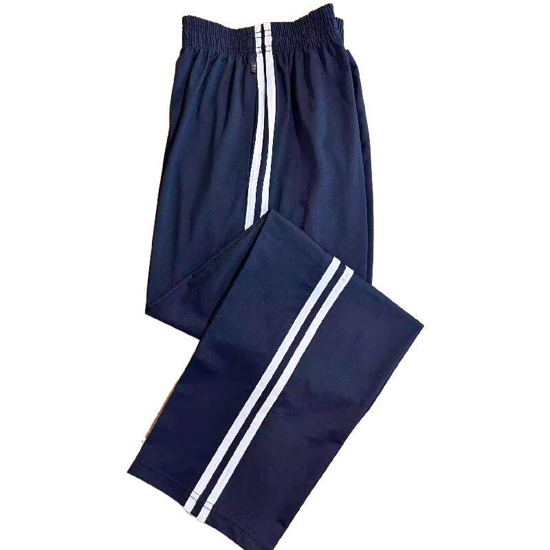 夏季冰丝超薄速干藏青色校服裤子运动长裤