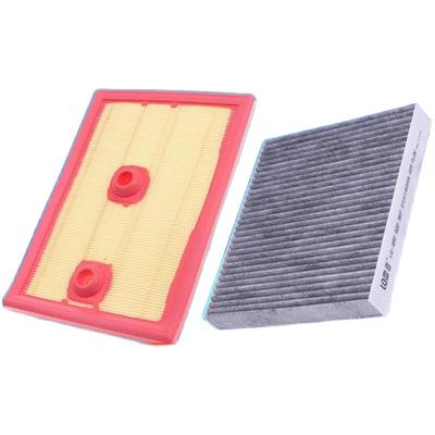 适配大众新POLO桑塔纳捷达朗逸宝来速腾明锐凌渡原厂空气空调滤芯