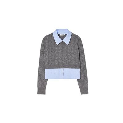 SANDRO钻扣无袖短款连衣裙