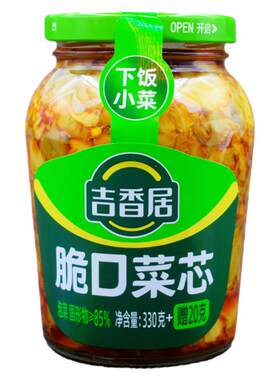 吉香居脆口330g清爽拌饭面榨菜丝