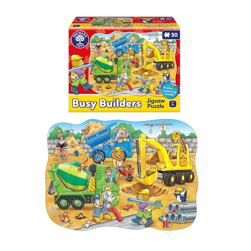 OrchardToys忙碌的建造者拼图