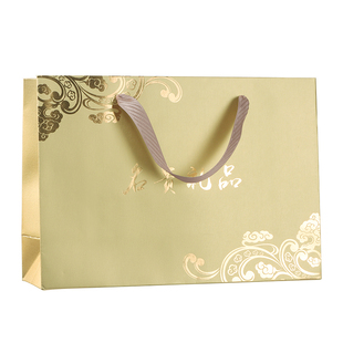 名贵礼品通用手提袋礼袋滋补品花旗参金线莲鱼胶菌菇礼品手拎纸袋