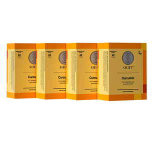 【自营】【4盒装】shift活性姜黄素 进口海外直供 专利C3关节熬夜
