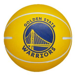 Wilson威尔胜NBA球队队徽勇士橡胶弹力球迷你小篮球收藏礼物玩具