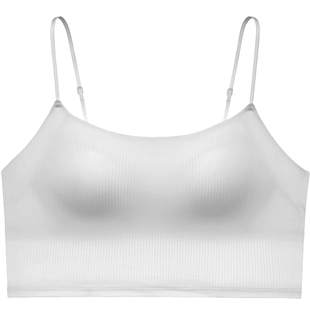 带胸垫曼妮芬无痕美背吊带背心一体免穿文胸打底内搭外穿女内衣