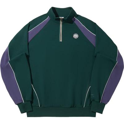 李宁宽松立领男刺绣套头无帽卫衣