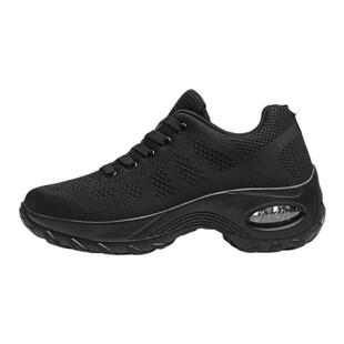 2025黑色舞蹈鞋杨丽萍广场舞鞋春软底女轻便中跟运动跳舞鞋不累脚