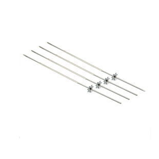 自动烧烤钎子自动翻转烧烤签齿轮签不锈钢烧烤签5元10支烧烤签子