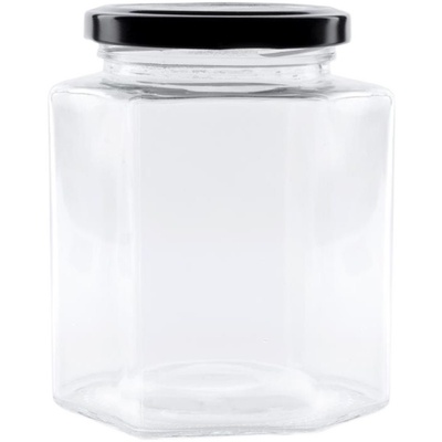 包装玻璃透明密封纯手工六角六棱