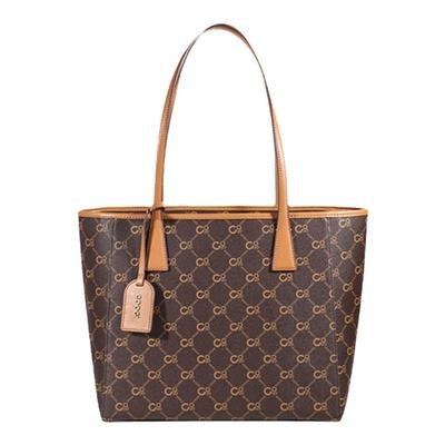 2024年新款印花手提轻奢托特女包