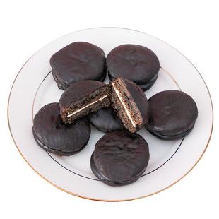 乐一百cocoaland黑巧克力派马来西亚进口草莓味蛋糕零食点心300g