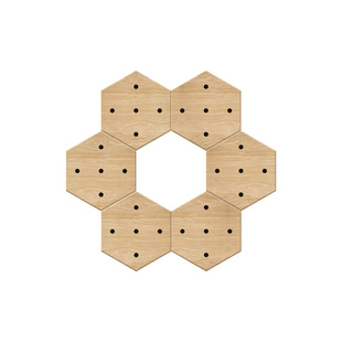 立式洞洞板置物架上墙加厚实木拼装组合入户门走廊壁挂式收纳架子