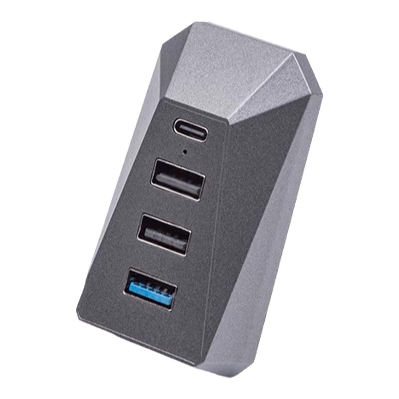 适用焕新版新款特斯拉model3/Y手套箱拓展坞中控扩展器USB丫配件