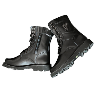 战狼军勾马丁靴男511陆战作训靴户外战术加绒真皮羊毛工装棉鞋冬