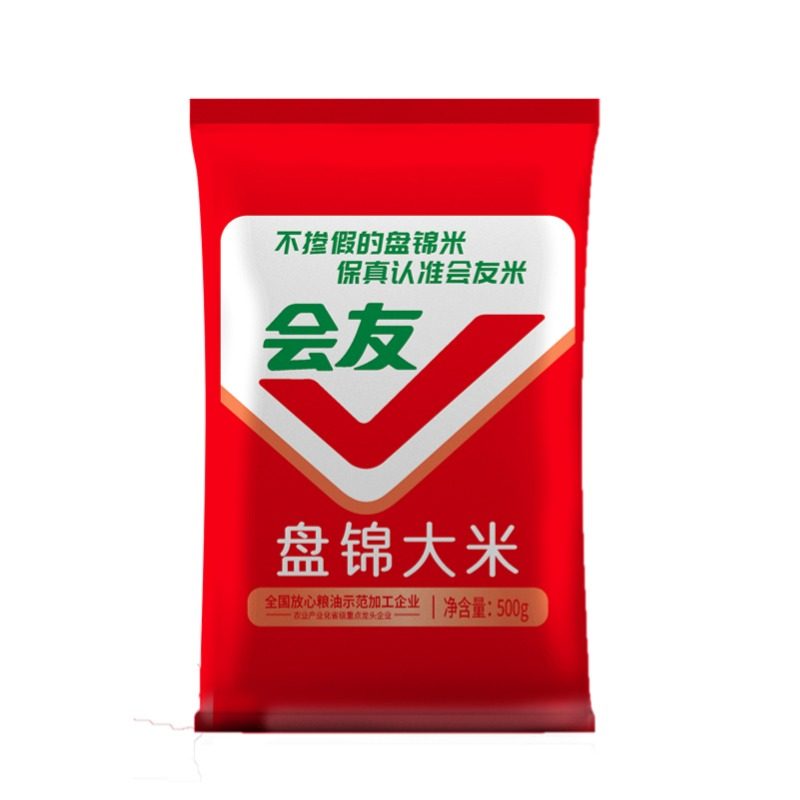 会友盘锦大米蟹田米圆粒珍珠米新鲜米饭大米粳米煮粥煮饭营养500g