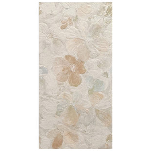 远晶 400x800卢浮宫浮雕复古花砖法式厨卫墙砖阳台地砖瓷莫奈睡莲