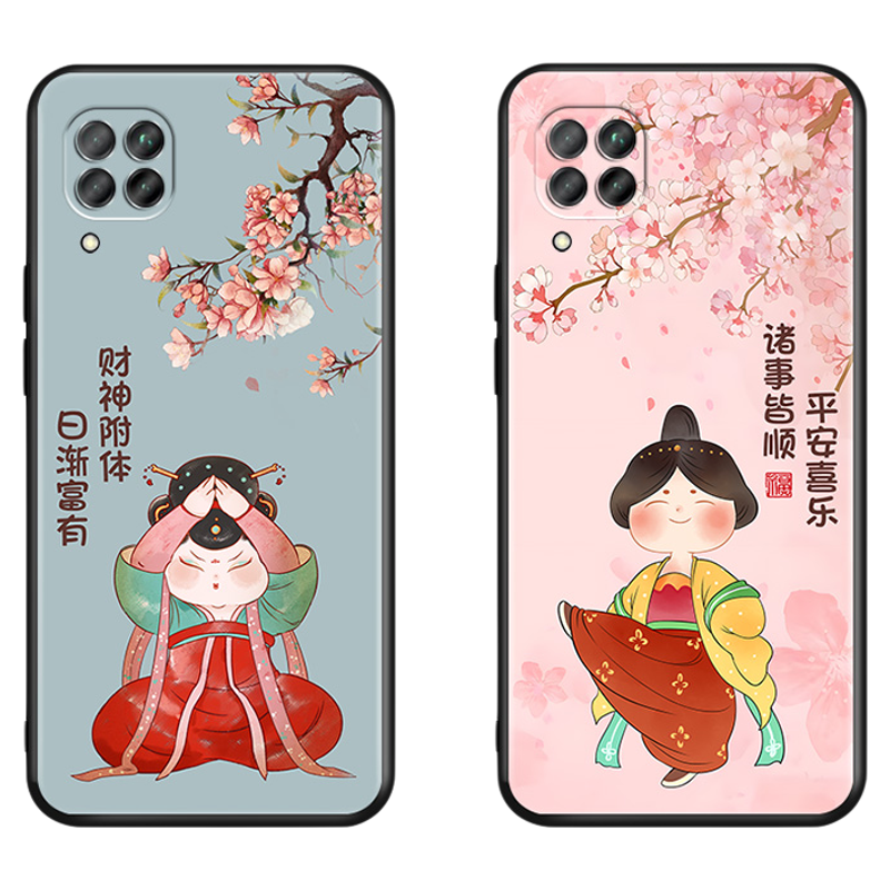 秋昊适用于华为nova6se手机壳jny-al10新款防摔jny-al1o软壳网红p40青春4g颜控nova7i上档次高颜值唯美古风NO