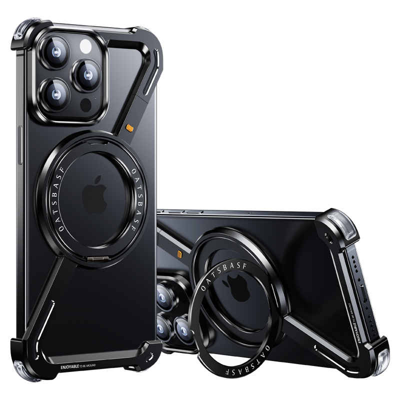 Z殼適用iPhone16promax手機殼蘋果15pro金屬防摔14保護套骨架異形13無邊框散熱12外殼16plus旋轉支架高端新款