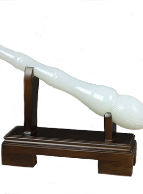 玉石笔天然镇宅新中式书房摆件