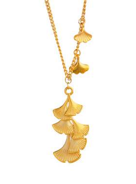 古法黄金色三生有幸银杏叶流苏