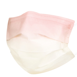 海氏海诺医用外科口罩一次性腮红渐变色医疗成人女高颜值单独包装