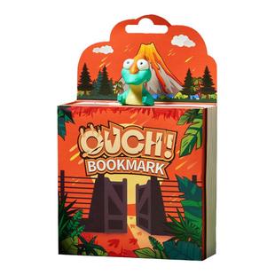 毕业礼物ouch白垩纪恐龙3d立体动物书签 小学生用创意卡通搞怪文具开学季物pvc可爱趣味考试礼物送礼礼品