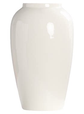 简约现代陶瓷花瓶大号白色餐桌客厅家居软装饰品插花摆件水培鲜花