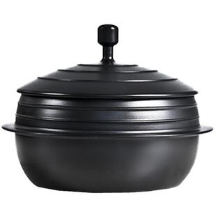 阿里郎韩合铸铁锅朝鲜族铁锅锅加厚韩国炖锅韩式传统老式韩式燃气