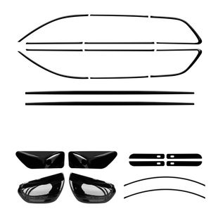 理想L6L7L8L9车身车窗饰条黑武士套件改装黑化亮条专用品装饰配件