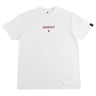 GRAMICCI小野人 山系刺绣男女圆领短袖T恤情侣GUT-21SC04