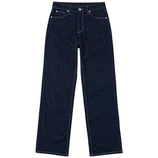 【张凌赫代言】Lee商场款25秋冬新429标准中腰直脚清水洗女牛仔裤