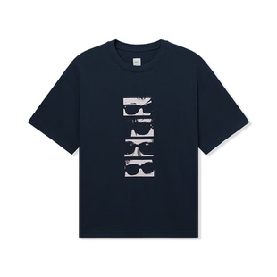 UNICA HOMME/美式街头_像素风眼镜墨镜印花抽象短袖T恤