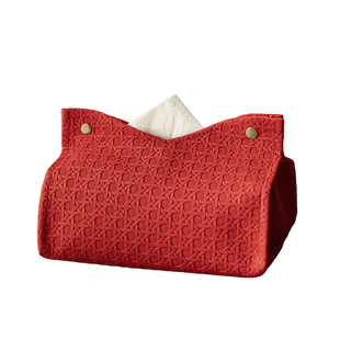 金金兔红色喜庆客厅氛围感结婚抽纸盒餐巾纸收纳客厅车载餐纸巾盒