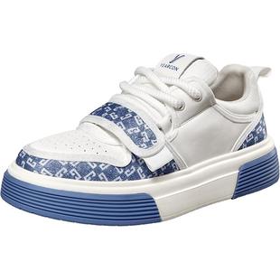 意尔康男鞋2025秋季新款厚底增高板鞋男士休闲鞋轻便软底鞋子男款