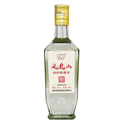 凤凰老窖红印酱香型53度500ml*2瓶辽宁白酒高度纯粮酿造凤城市产