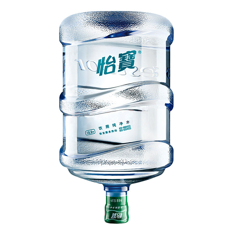 怡宝饮用纯净水18.9L大桶桶装水家庭租房上门订水煮饭煲汤企业