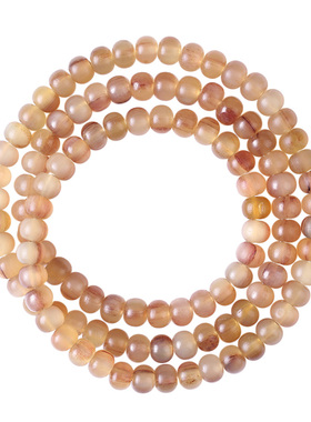 西藏带血丝羊角桶珠108颗手串