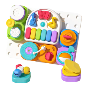 澳贝乐感培养洞洞忙碌板蒙氏教具1一2岁婴儿宝宝早教益智儿童玩具
