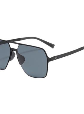 防紫外线多边形时尚男偏光眼镜