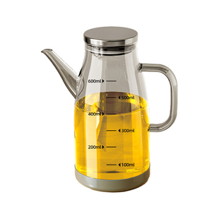 鹰嘴油壶厨房专用倒油壶防漏嘴不挂油玻璃油罐壶酱油瓶食品级两用