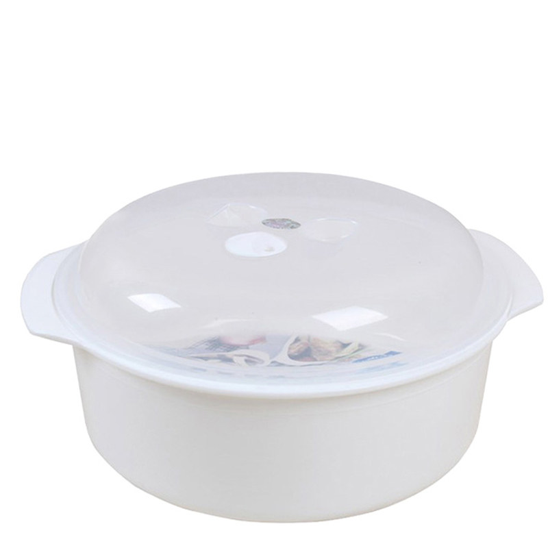 茶花微波炉专用碗加热饭盒器皿蒸笼容器蒸盒家用蒸馒头米饭锅饭煲