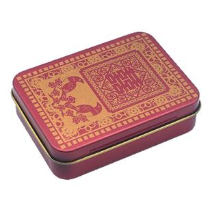 钓鱼佬随身渔具烟盒大小旅行收纳盒娱乐扑克骰子药盒糖果精致铁盒