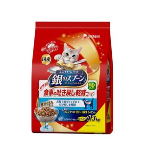 日本进口银勺全鱼盛宴肠胃敏感毛球缓解呕吐高龄散装猫粮