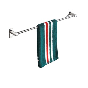 毛巾杆不锈钢卫生间浴室浴巾架拖鞋架免打孔毛巾架打孔免钉承重