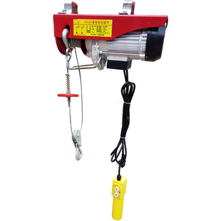 筑工微型电动葫芦380V工业小型吊机1吨提升降机建筑装修起重机