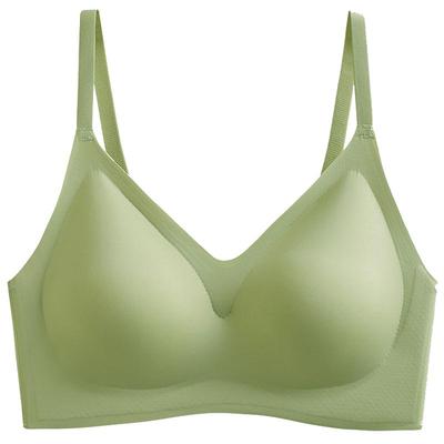 乳胶内衣聚拢收副运动无钢圈薄款