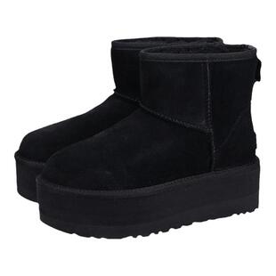 日本直邮UGG女士休闲舒适经典纯色厚底保暖迷你雪地靴1134991