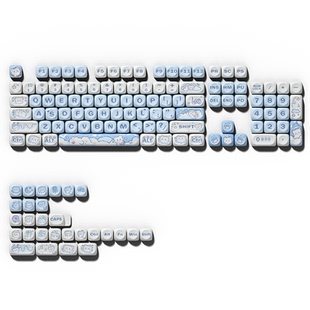 火头怪键盘键帽女生可爱风主题高颜值热升华PBT磁轴通用DIY客制化