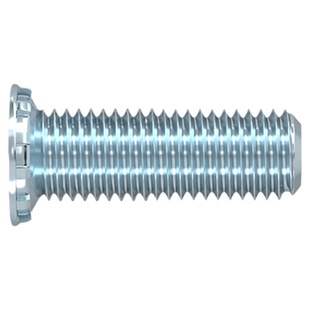 FH压铆螺钉碳钢蓝白镀锌兰锌压板铆螺丝螺柱卯杆M2.5M3M4M5M6M8mm